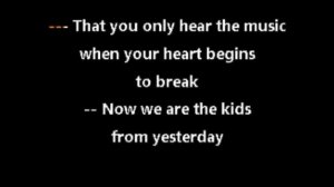 My Chemical Romance • The Kids From Yesterday (CC) [Karaoke Instrumental Lyrics]
