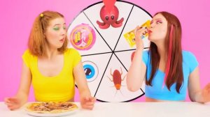 Откуси Лизни или Ничего Челлендж | Битвы с Едой от PaRaRa Challenge