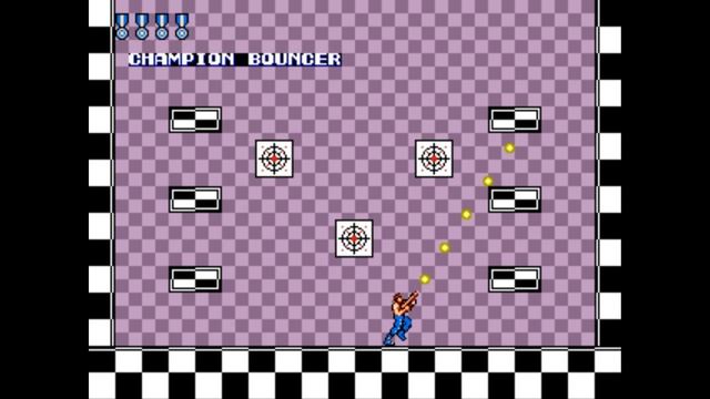 Contra: Rogue Corps weapons in 8-bit environment