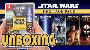 Star Wars The Heritage Pack (Nintendo Switch) Unboxing