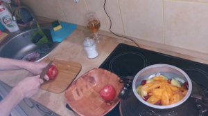 Курица с овощами в Афганском казане