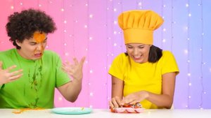 Челлендж. Шоколадная Еда vs Настоящая еда | Фантастические Лайфхаки с Едой от Multi DO Challenge