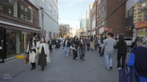 Seongsu Street is the busiest spot for young people in Seoul | Walking Tour Korea