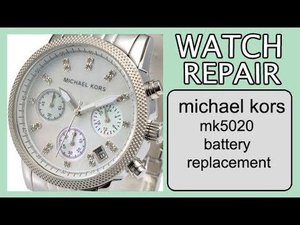 michael kors mk5020 battery replacement