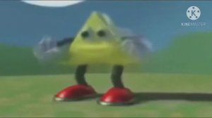 жёлтый треугольник танцует