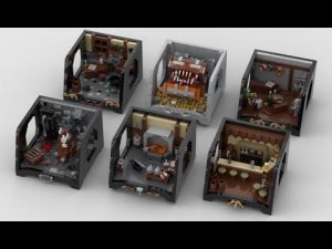 Lego Medieval series MOCs