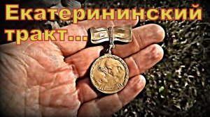 Поиск с металлоискателем на екатерининском тракте и почтовой станции