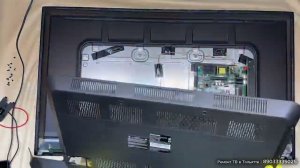 Ремонт тв Panasonic ( была произведена замена подсветки )