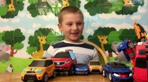 Тоботы Трансформеры - Tobot Z, Tobot X, Tobot Y, Tobot Titan, Tobot Tritan и Коля.