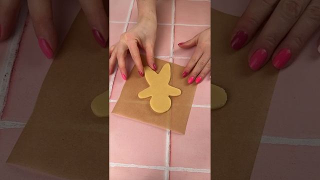 Печенье зайчики из вырубки "Пряничный человечек"