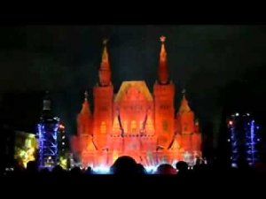 Красная площадь  Световое представление 23 октября 2011г  Часть2