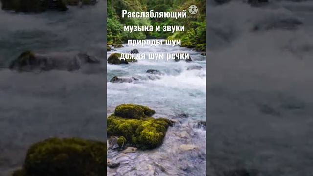 Расслабляющий шум речки звуки природы музыка для души смотреть онлайн