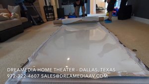 MUST SEE! Screen Innovations 133" 2.35 Cinescope Black Diamond -Unboxing, Assembly, and Installatio