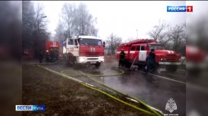 В Туле на улице Рязанской огнеборцы потушили пожар