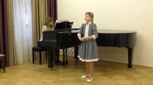 Таболина Катя. 10 лет. И.С.Бах. Зима.