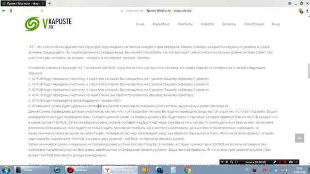 Проект ВКапусте, отзыв, Обзор №1 отзывы участников