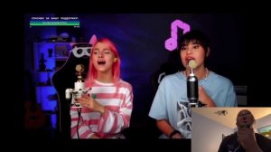 VERY NICE!!🎙️Feeling Good - Sasha Kapustina & Diana Ankudinova(Michael Bublé Cover) Music Reaction!