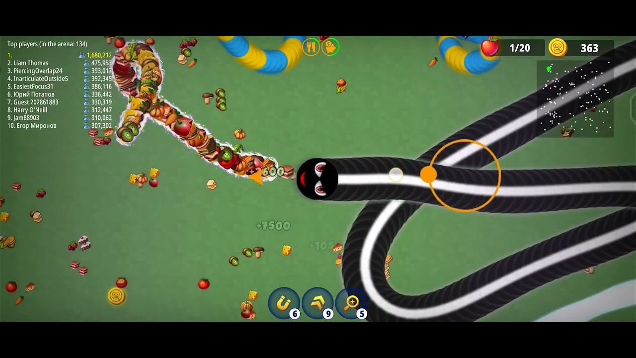 WORMS ZONE TOP 1 SCORE 1,000 000 | Christian Channel TV смотреть онлайн