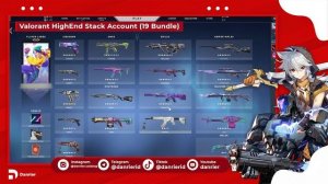 Valorant (ASIA/OCE) 13 High End Account! 19 Bundle & Bulk Skins! $850 Negotiable!