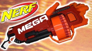 Nerf Mega Mastodon Обзор НЕРФ бластера Unboxing, Review & Firing Test by SanSanychTV