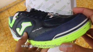 Sepatu Futsal Joma Top Flex 703 Navy Turquoise Indoor Original