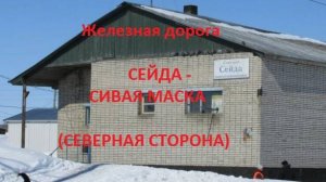 Железная дорога Сейда - Шор - Сивая Маска (вид из окна поезда, северная сторона, 2К) (СЖД)