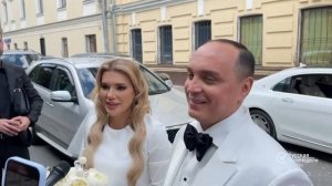 Эксклюзив! Свадьба подруги Киркорова - Кати Гусевой: невеста и жених приехали в ЗАГС