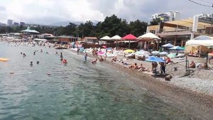 Алушта. Городской пляж.