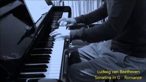 Beethoven - Sonatina in G - Romanze - Christopher Brent, piano