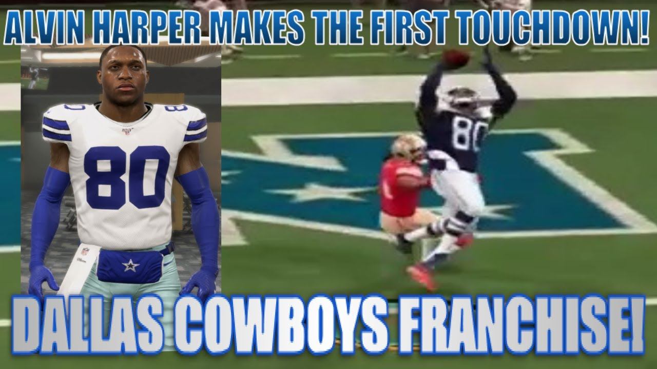 ALVIN HARPER MAKES THE FIRST TOUCHDOWN! DALLAS COWBOYS FRANCHISE! MADDEN 20! смотреть онлайн