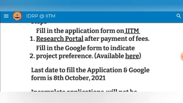 IIT PhD Admission 2021 || IIT Madras PhD || Direct PhD Without Written Exam || Last Date - 08/10/21