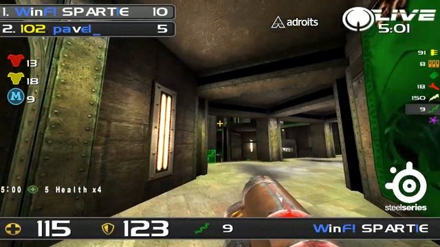 [Adroits LAN] QL Duel Group B: spart1e vs. pavel - MAP 1 (SILENCE) смотреть онлайн