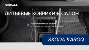 Автомобильные коврики салона для Skoda Karoq 2020-