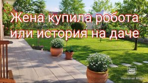 Жена купила Робота 😂🤣😱 Или Дачная история. Дача. Сад, Огород. Приусадебный участок. Лето 05.2024.