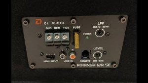 Сабвуфер DL Audio Piranha 12A SE для Renault Grand Scenic IV