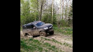 Уаз Патриот на за вареном диффе и с самоблоком