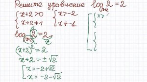 Методы решения логарифмических уравнений