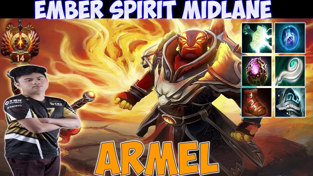 Armel - Ember Spirit Midlane Gameplay | Top Rank Pro Gameplay - Dota 2 смотреть онлайн