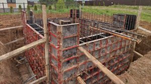 Фундамент Плита. Перевернутая чаша + монолитный погреб!