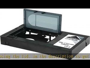 Konig VHS-C Cassette Adapter [KN-VHS-C-ADAPT] - Not Compatible with 8mm/MiniDV