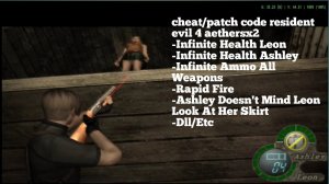 Cheat/Patch Code Resident Evil 4 aethersx2