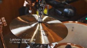Symrna - Custom  Lokhnin Signature 11" hi-hat, 665g 766g