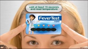 Forehead fever thermometer