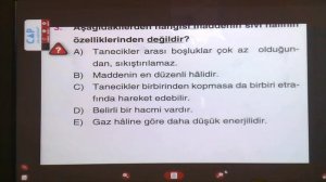 9. Sınıf ve TYT Kimya - Maddenin Halleri (Önder KEMER)