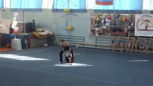 Спортивная акробатика выступление сына2