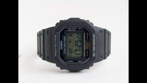 Casio DW-5600E-1VER видео обзор и настройка