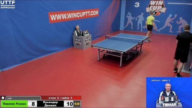 Павлюк Роман 3-1 Лукандер Даниил Турнир Восток 5 WINCUP 13.05.21 Прямая Трансляция Зал 3 смотреть онлайн