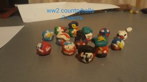 ww2 countryballs из пластилина 2 часть