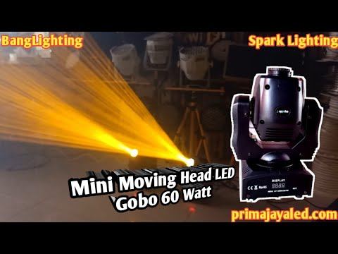 Mini Moving Head LED Gobo 60 Watt смотреть онлайн