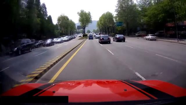 BLACKVUE DASHCAM SAMPLE: DR380G-HD Front View Sample Day 15fps смотреть онлайн